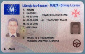 Malta drivers license