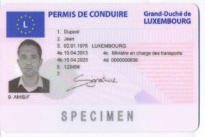 Luxemburg drivers license