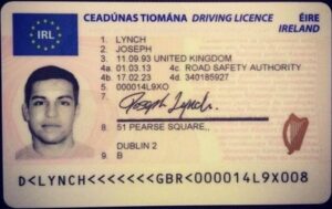 Irish drivers license