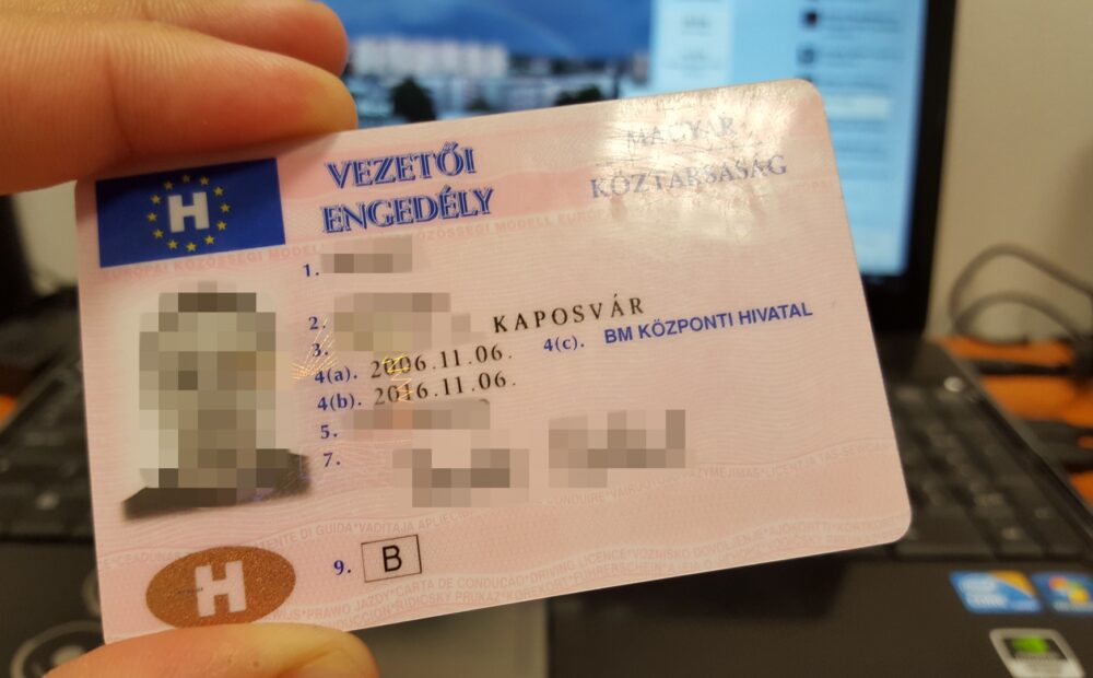 real Hungarian drivers license